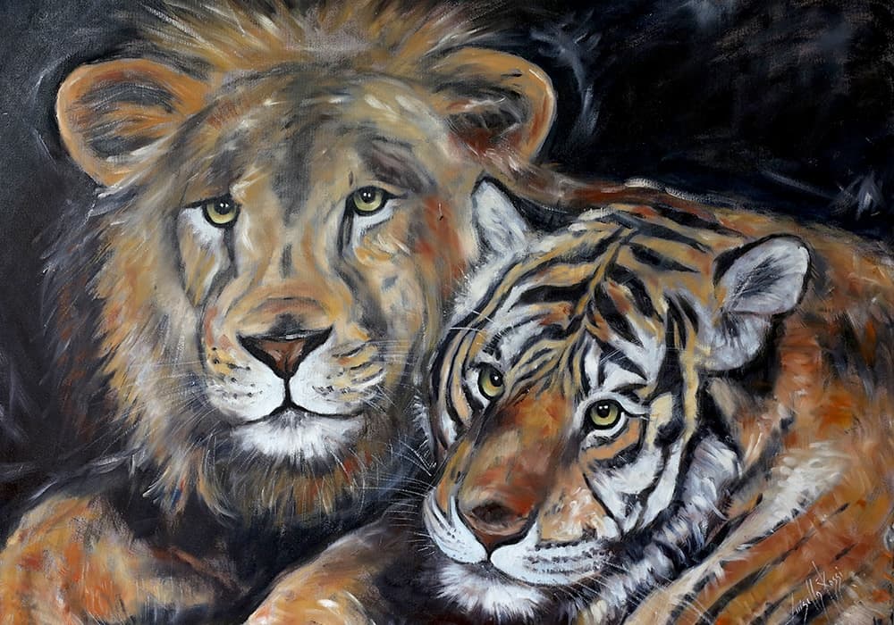 Leone e tigre